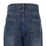 8287 Limitedition Wide Denim Pants (Blue)