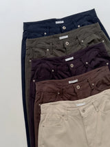 Maple Dyed Cotton Wide Pants