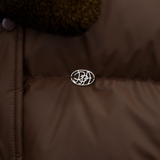 PLUSH FUR COLLAR JUMPER