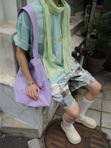 ヘビーコットン ソウル グラフィック Tシャツ (Tenta Tumble & Bio Washed)2サイズ - ヴィンテージブルー