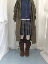 Loose Fit Buckle Boots