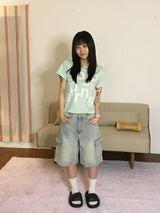 spring half T-shirt (3color)