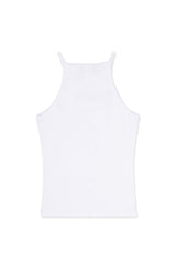 CUBIC HALTERNECK TANK TOP (WHITE)