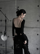 backless bodysuit T