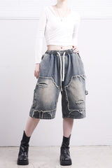 (Unisex)MARE ハーフダメージデニムパンツ
