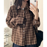 Toby Basic Drop Shoulder Loose Fit Check Southern 
