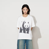 FMACM パンダプリント ソロナ クールフィール 速乾 半袖 Tシャツ