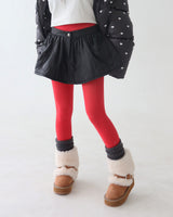 Quilting Padding Flare Miniskirt