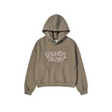 25FW WOMAN トゥインクルクロップフーディー ココア