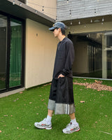Psel selvage bermuda pants(Black)