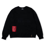 ML CREWNECK BLACK / WHITE