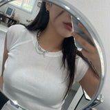 Mild Cotten Ball Chain Necklace