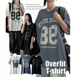 Base 98 オーバーサイズ フィット 半袖 T シャツ