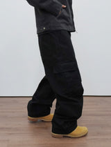 Military incision line cargo pants 4C