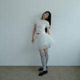SWEAT LIL KIRI TOP _WHITE