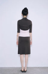[MADE] Baysel Lace Sleeveless & Bolero Set
