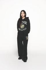 25SS オーバーサイズウォッシングワイドパンツ ブラック