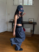 Eden Non-Fade Two-Pin Tuck Balloon Pants