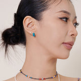 Petit Bear Earrings_Blue