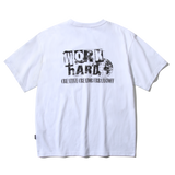 ヴィンテージ ワークハード Tシャツ (White)