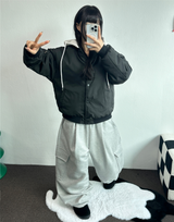 オーバービッグカーゴワイドバルーンロングパンツ🩶🖤🤍3カラー