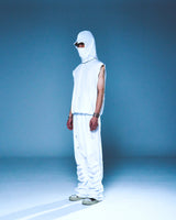 TUKED BAGGY PANTS (WHITE)