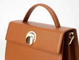 LAZEL MINI ショルダーレザーバッグ / Tan Brown