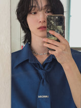 [MADE][Tie SET] Ocean denim tie half shirt (2 color)