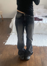 キャット ブラック ブーツカット デニム