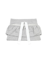 SWEAT BALLOON SKIRT GREY