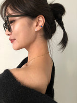 Pastel doodle piercing (White)