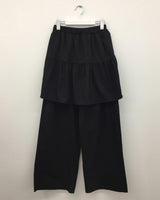 Wavy flare skirt pants (3color)