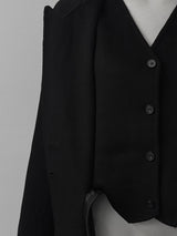 handmade long vest coat