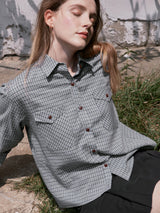 ELOWEN check pocket shirt