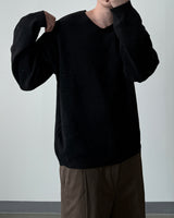 Washable Basic V-neck Knit