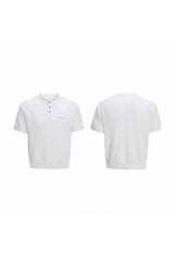 テクスチャーニットメッシュTシャツ