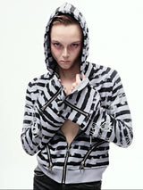 EPL STRIPPED HOODZIP