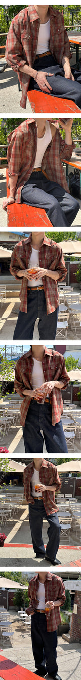[S/S] Western check shirts(3color)