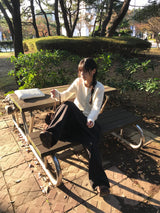 レインドットスカートパンツ