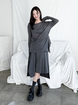 BIG POCKET WRAP SKIRT