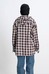 Newdent Hooded Check Shirt