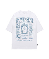 デコグラフィックオーバーフィットTシャツ - ホワイト