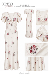 Florayu Flower V Long Dress