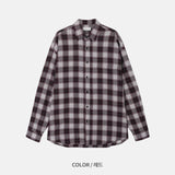 ブラウスチェックドシャツ (2color)