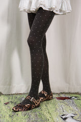 ash brown sugar dot tights