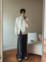 Profi Wool Stripe Wide Slacks