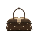 muva. Bubbly Heart‑Sandwich Bag, Elegant Premium‑Feel Hand‑held Mini Tote, Work Daily‑Stuff Purse for Women, New Arrival Jul 10