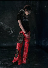 "BBY TECHBOI"ファーブラックポロTシャツ