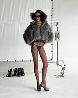 UNISEX - Kahlii - Faux fur jacket
