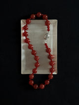 CARNELIAN LARGE NECKLACE